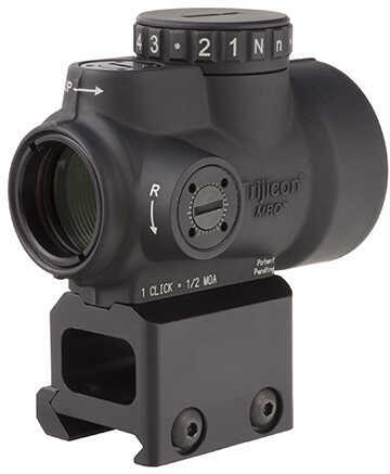 Trijicon Miniature Rifle Optic (MRO) Sight 2.0 MOA Adjustable Green Dot with Lower 1/3 Co-Witness Mount, Matte Black