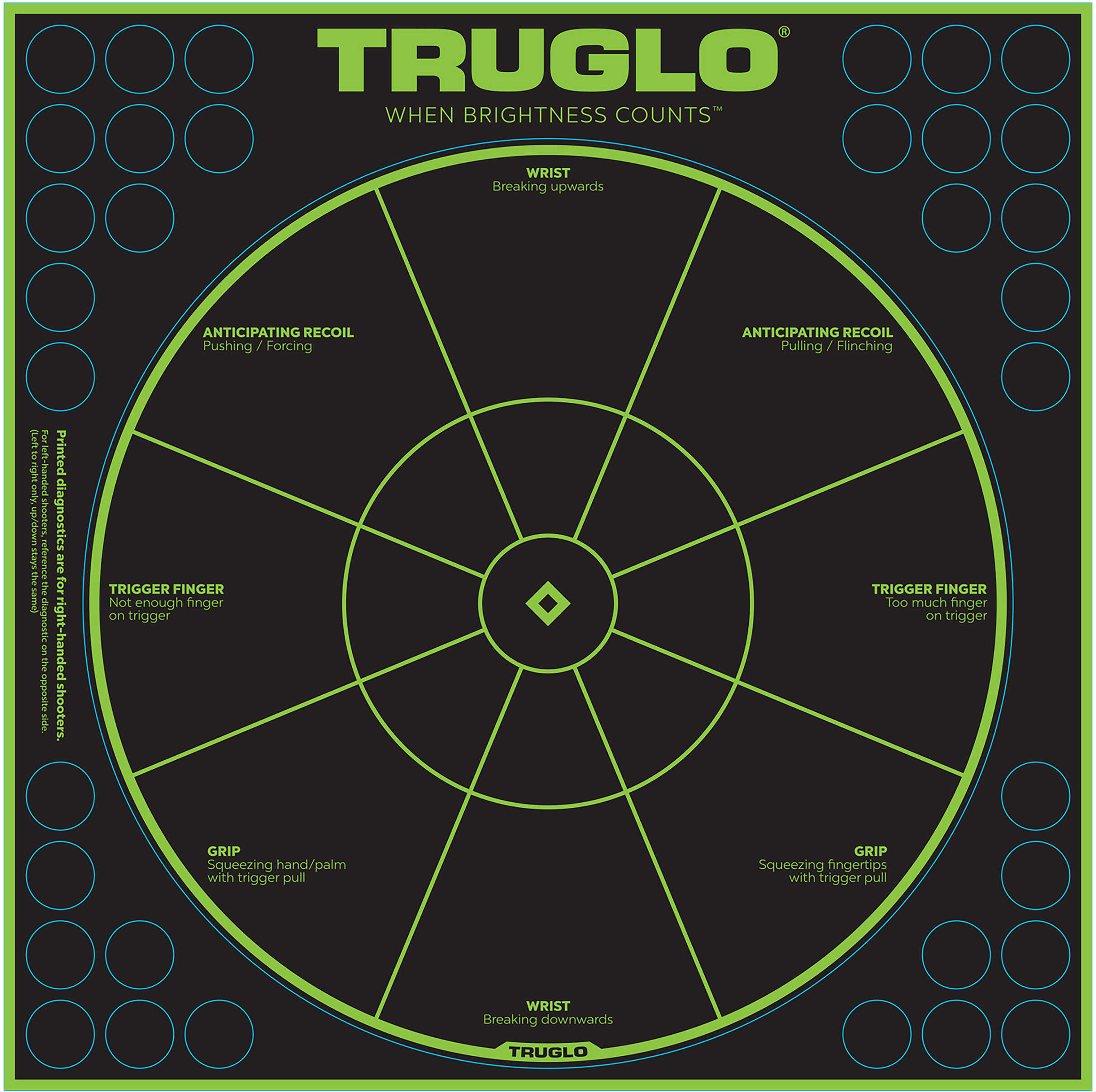 Tru See Reactive Target 12"x12", Package of 6 Md: TG15A6