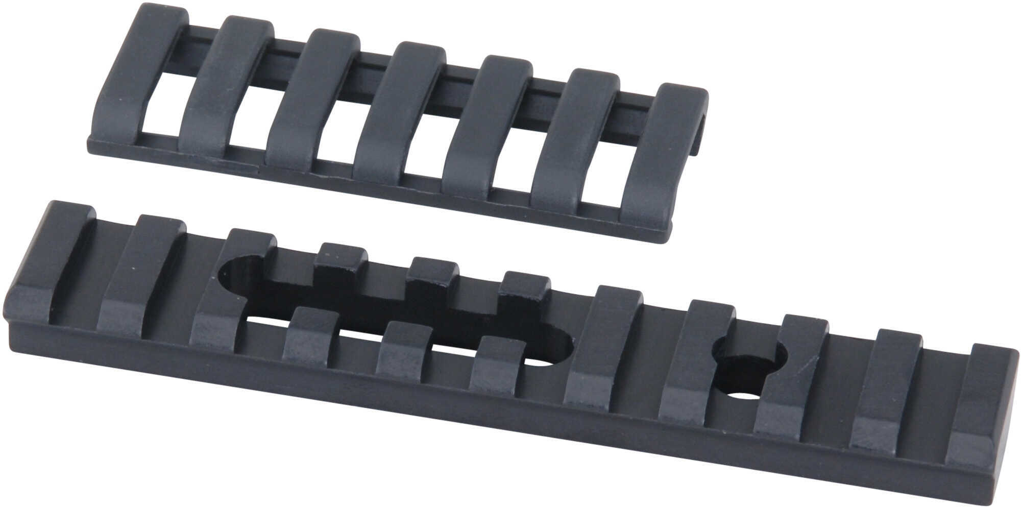 Ergo Aluminum UMP Rail 10 Slot w/ERGO Covers Hole/1 Black 4754