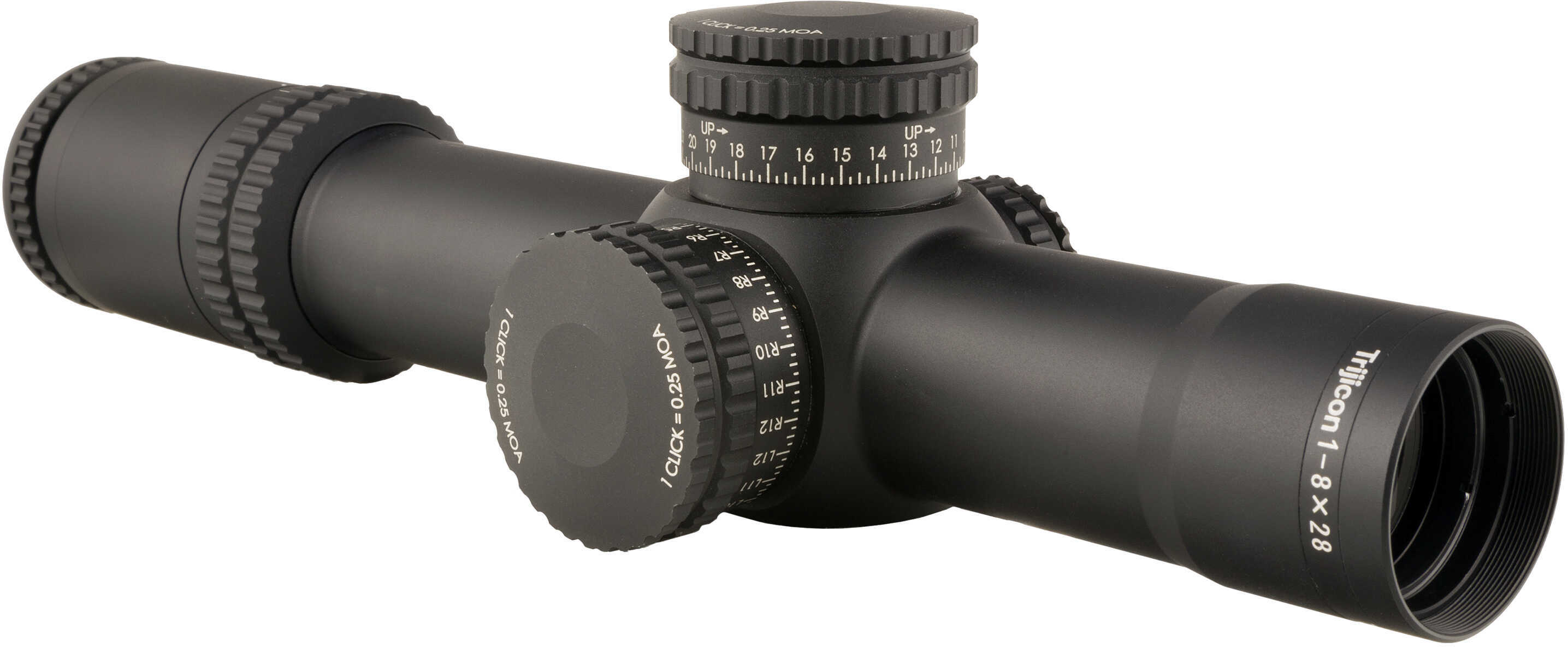 Trijicon AccuPower 18x28 Rifle Scope, 1/4 MOA Illuminated LED