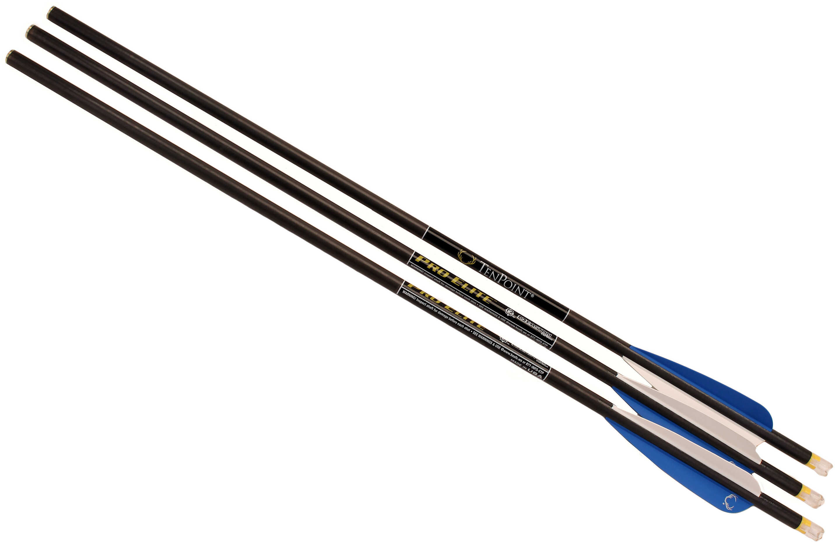 TenPoint Crossbow Technologies XBOW Arrow 20" Pro Elite Carbon Omni-Brite 3Pk