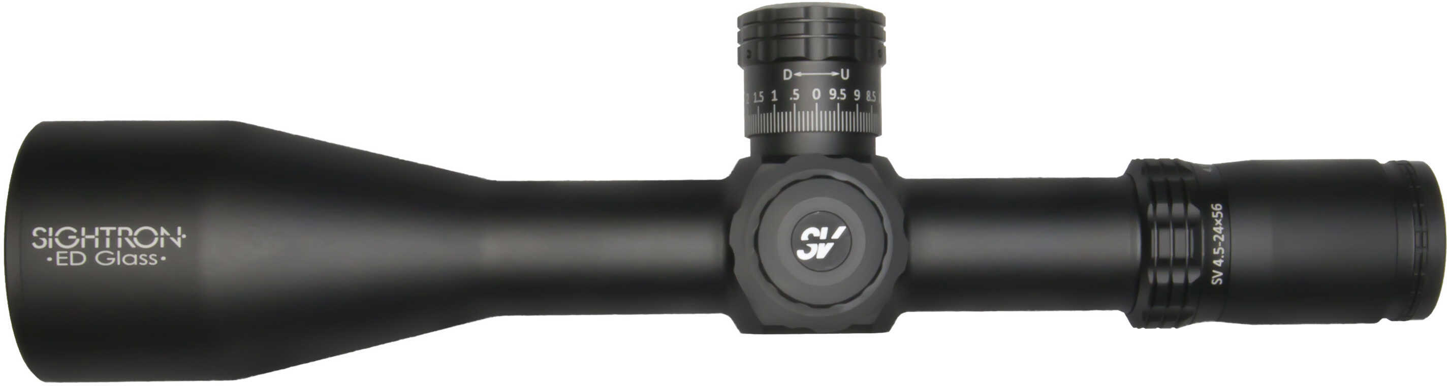 Sightron SV Riflescope, 4.5-24x56nnm 34mm Main Tube, Matte Black