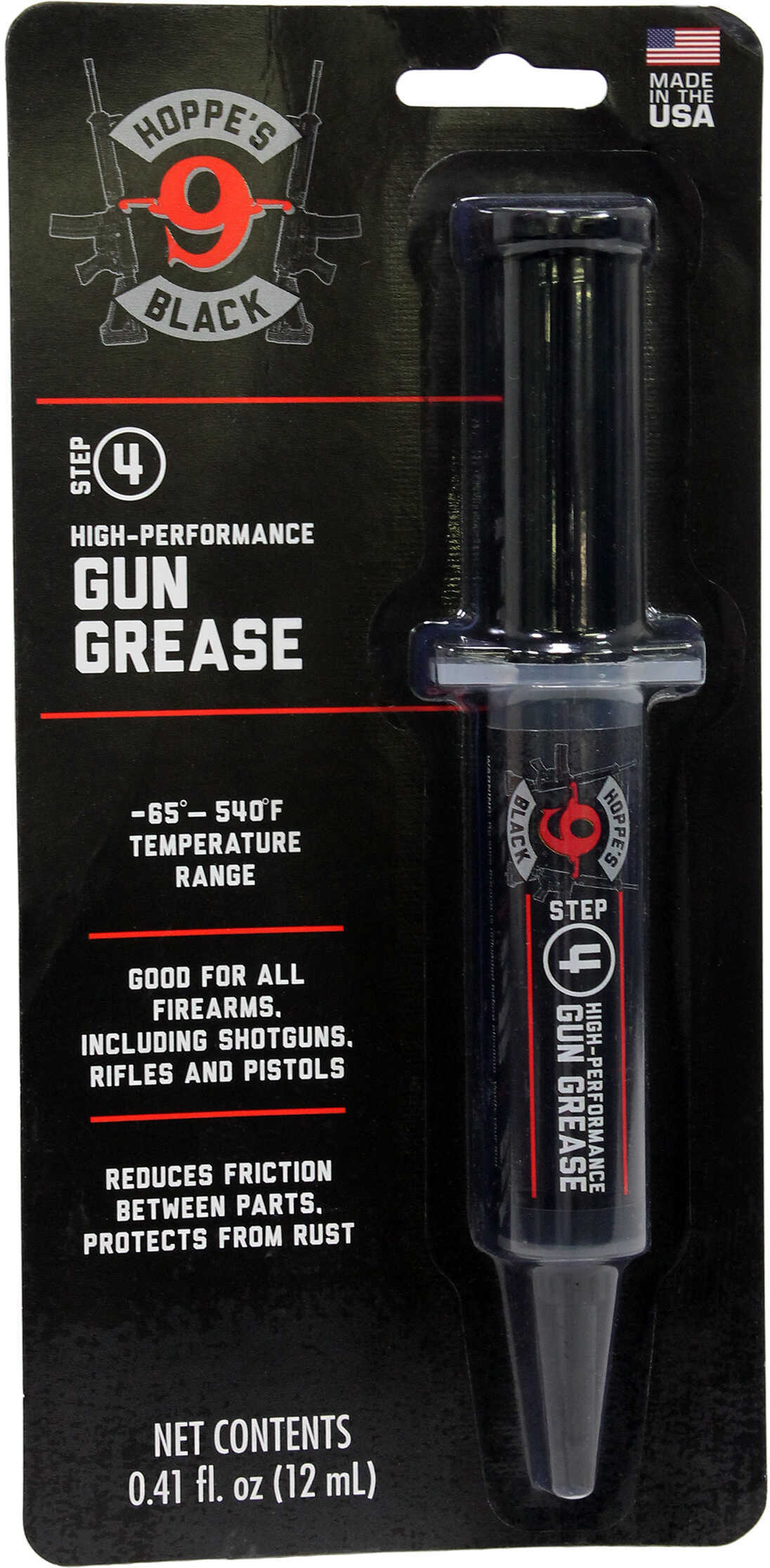 Hoppe's Black Gun Grease 12cc Syringe 6-Pack HBGG