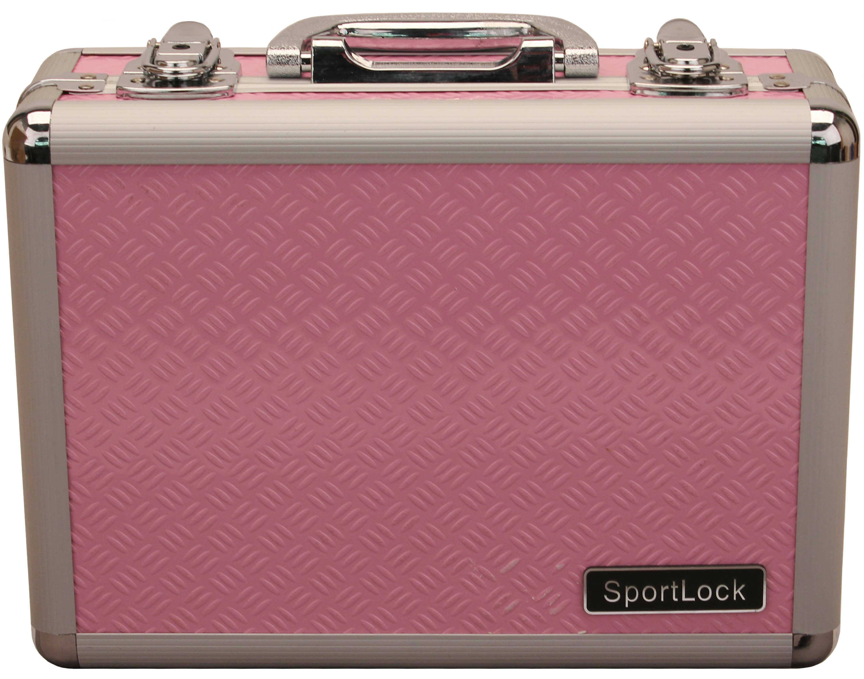 SportLock AlumaLock Double Handgun Case Pink Md: 00415