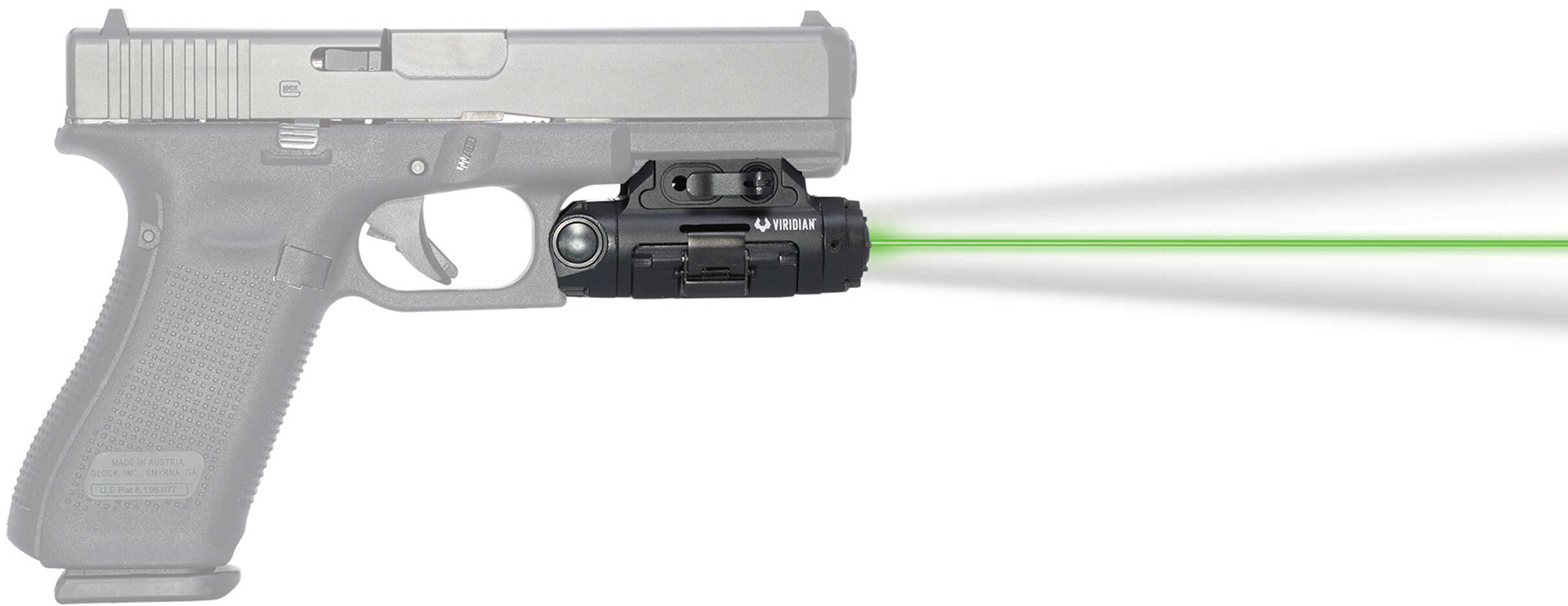 Viridian Weapon Technologies X5L Gen 3 Light 500 Lumen with Green Laser Sight Rechargeable Battery Universal