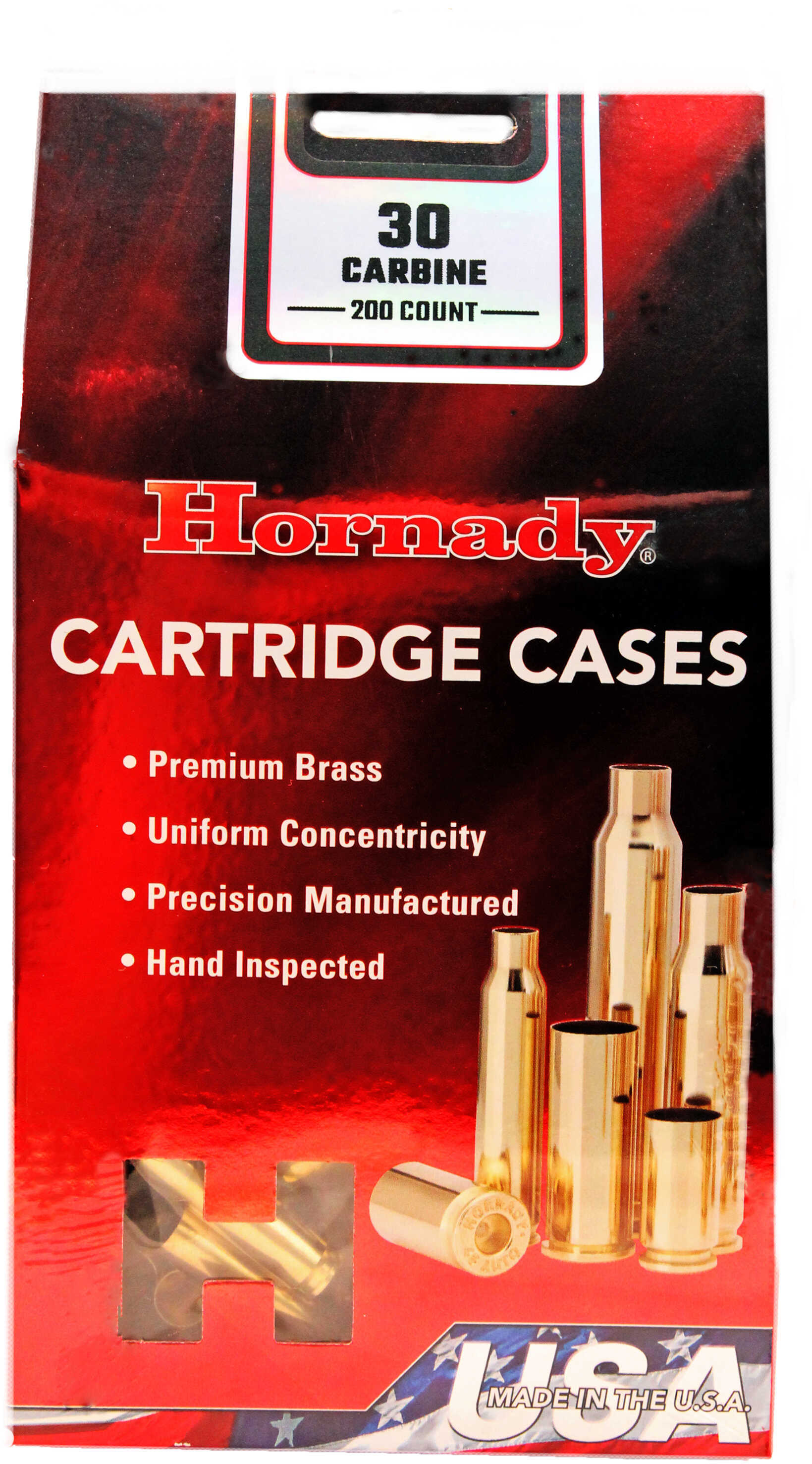 Hornady Unprimed Brass 30 Carbine, 200 Count Md: 8650
