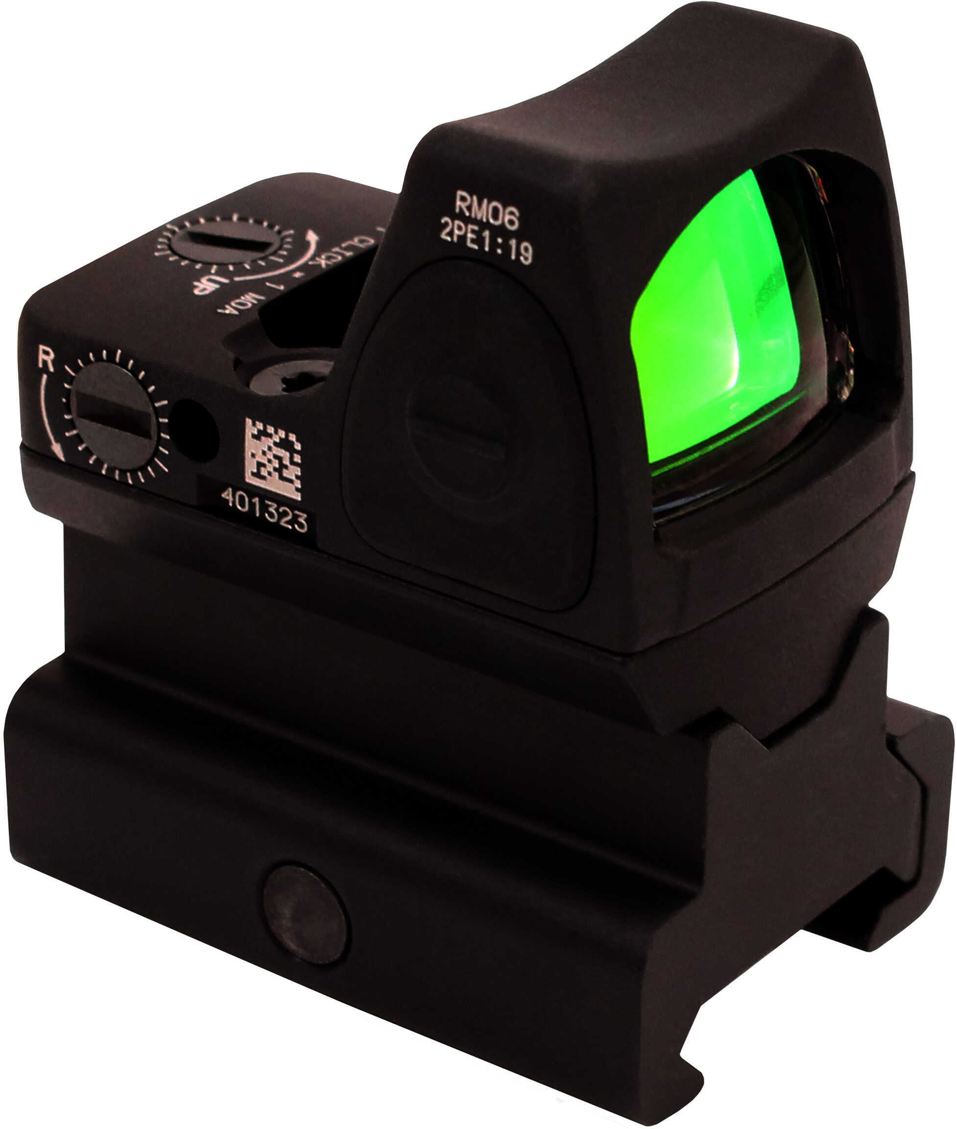 RMR Type 2 Adjustable LED Sight - 3.25 MOA Red Dot Reticle with RM34 Picatinny Rail Mount, Black Md: