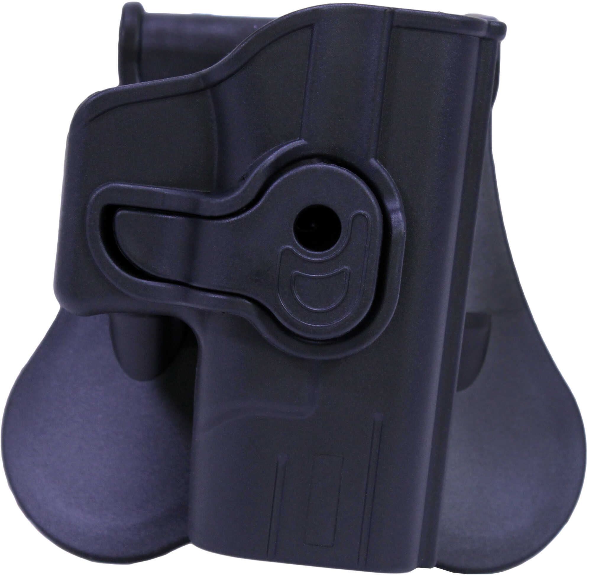 Bulldog Cases Rr Holster Paddle Poly for Glock 43 Gen 1/2/3/4 Black RH