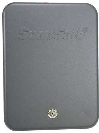 SnapSafe Lock Box XX-Large 11.5" 8.5" 2.5" Key 16 Gauge Steel Cable Included Black Finish 75220