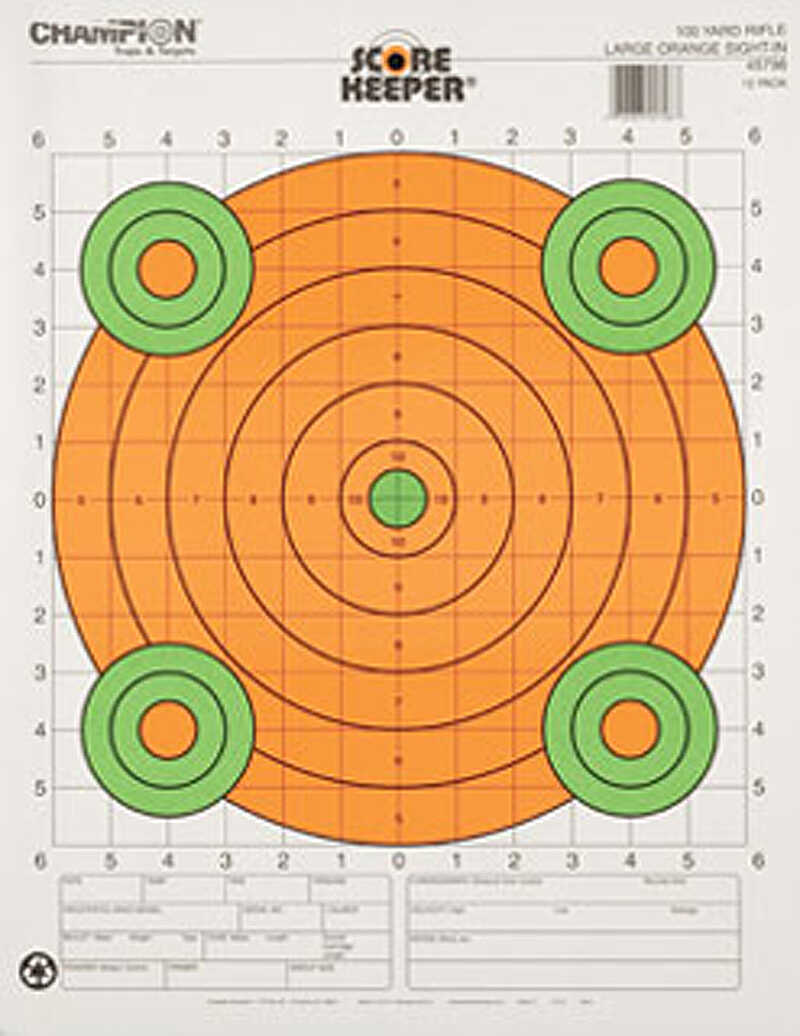 Champion Traps and Targets 100 Yard Sight In Large Orange (Per 12) 45796-img-1