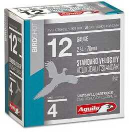 12 Gauge 25 Rounds Ammunition Aguila 2 3/4" 1 1/8 oz Lead #7 1/2
