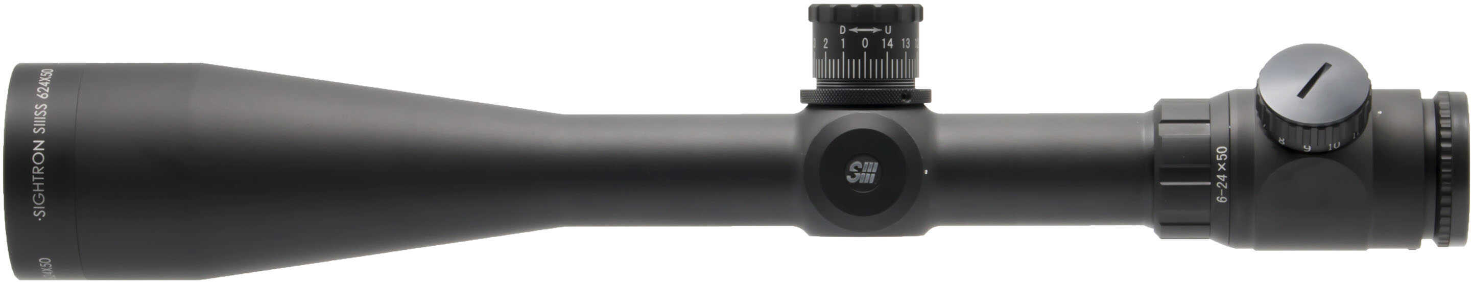 Sightron SIII Long Range Riflescope 6-24x50mm, 30mm Tube, MOA-2 (IR) Reticle, Black