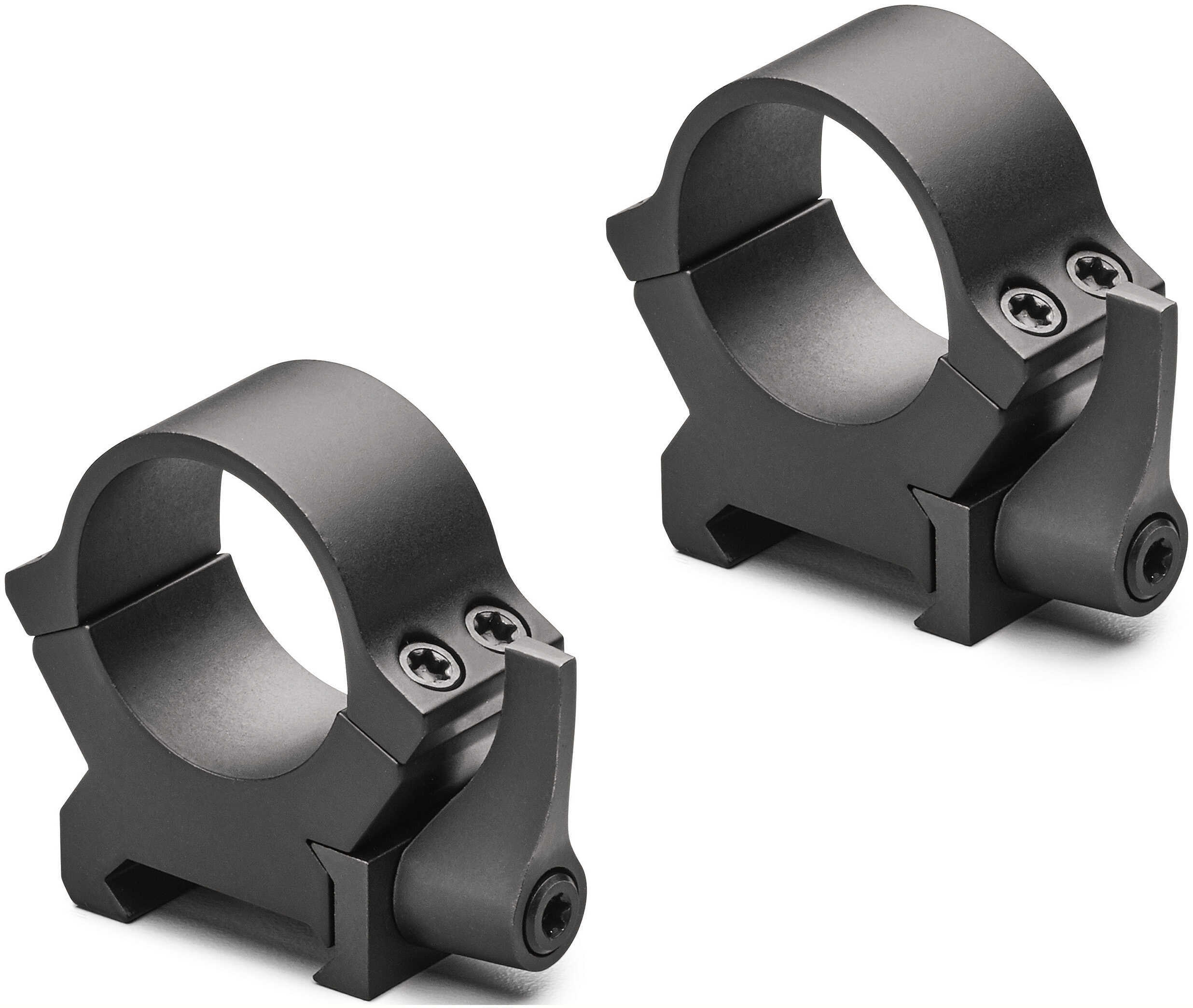 Leupold QRW2 Quick-Release Weaver-Style Rings 1" Tube Diameter, High Height, Gloss Black