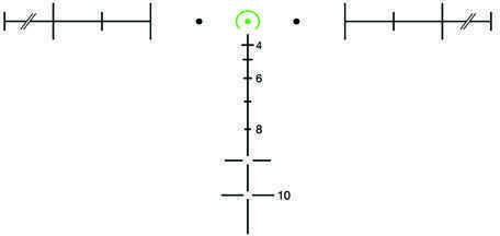 Trijicon ACOG 3.5x35mm Green LED Illuminated Scope, .223 Horseshoe Reticle with TA51 Mount Md: TA110-D-100494