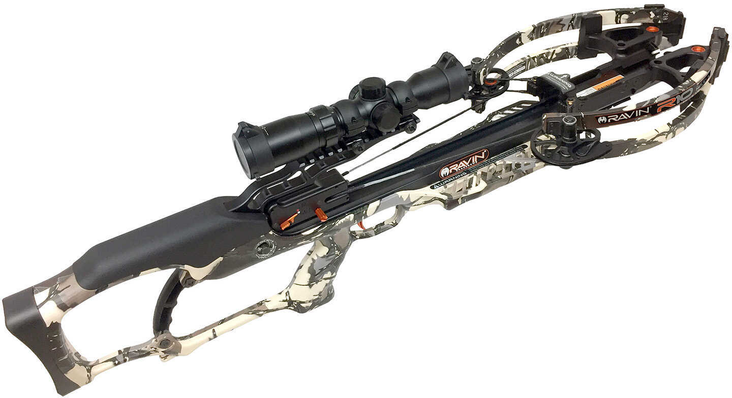 Ravin Crossbows R10 Package with Illuminated 1.5-5x32mm Scope Predator Camouflage