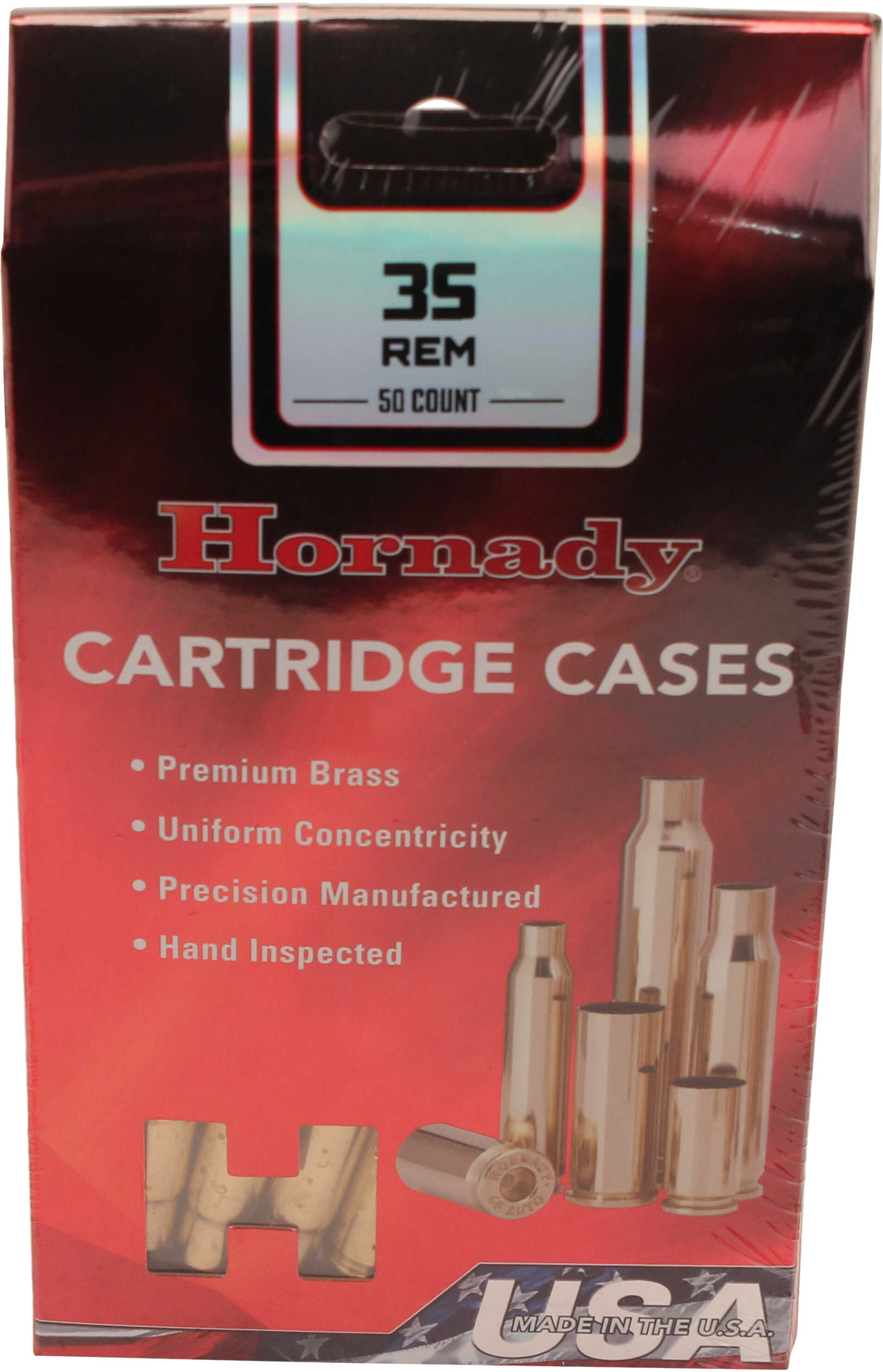 Hornady Unprimed Brass For 35 Remington, 50 Per Bag