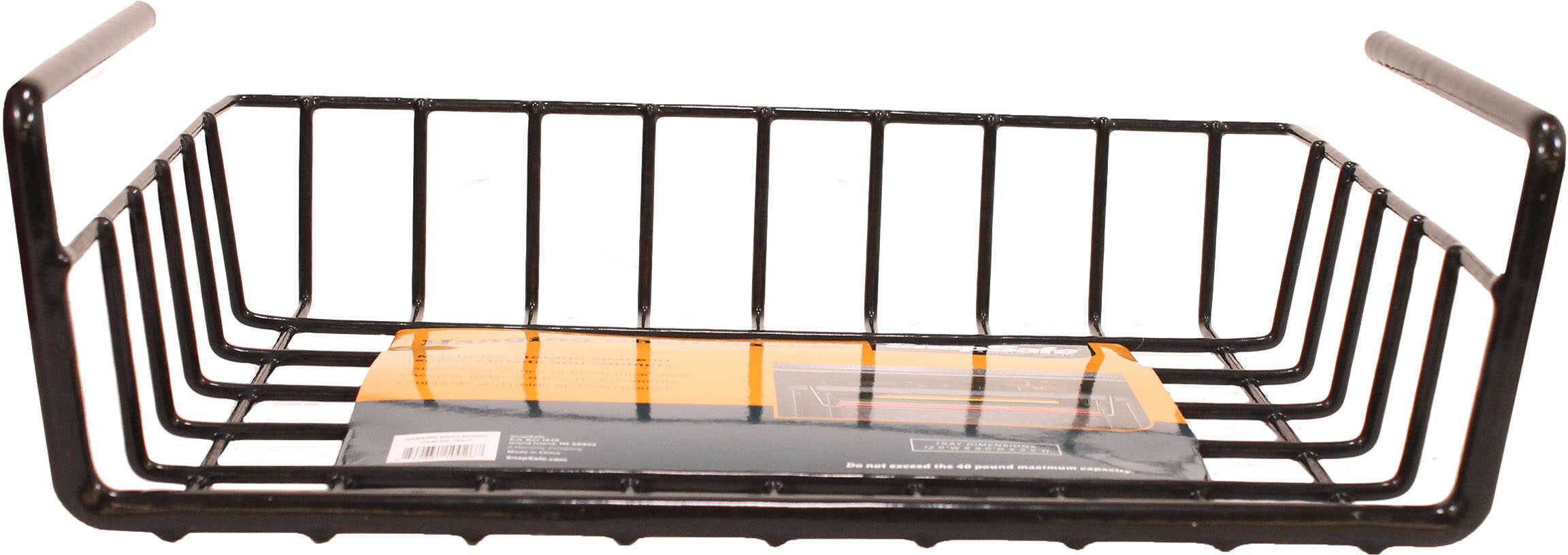 SnapSafe Hanging Shelf Basket 8.5 x 11" Black Finish 76012-img-1