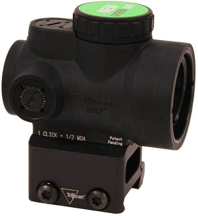 Trijicon Miniature Rifle Optic (MRO) Sight 2.0 MOA Adjustable Green Dot with Full CW Mount, Matte Black