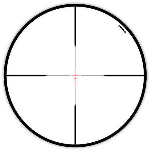 Intercept Hunting Scope Series 4-12x44mm, 1" Main Tube, Illuminated BDC (MOA) Reticle, Black