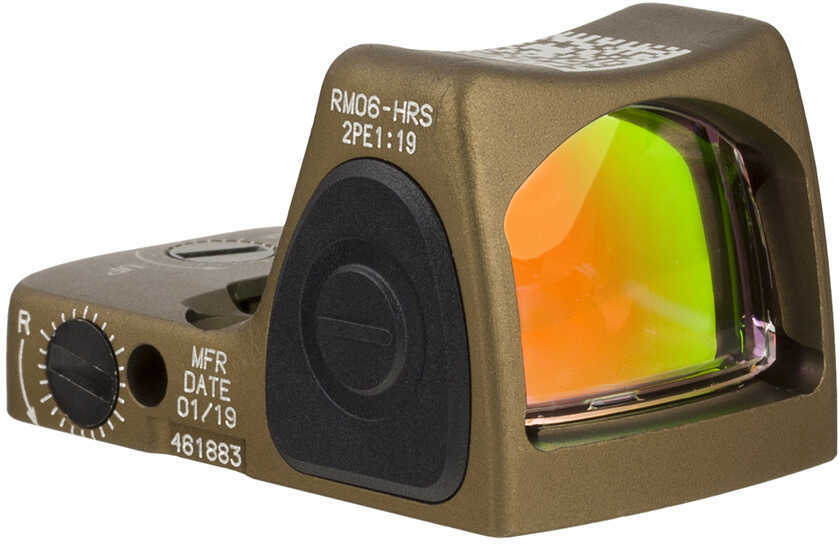 Trijicon RMR Hrs Type 2 Adj. Led 3.25 MOA Red Dot Brown