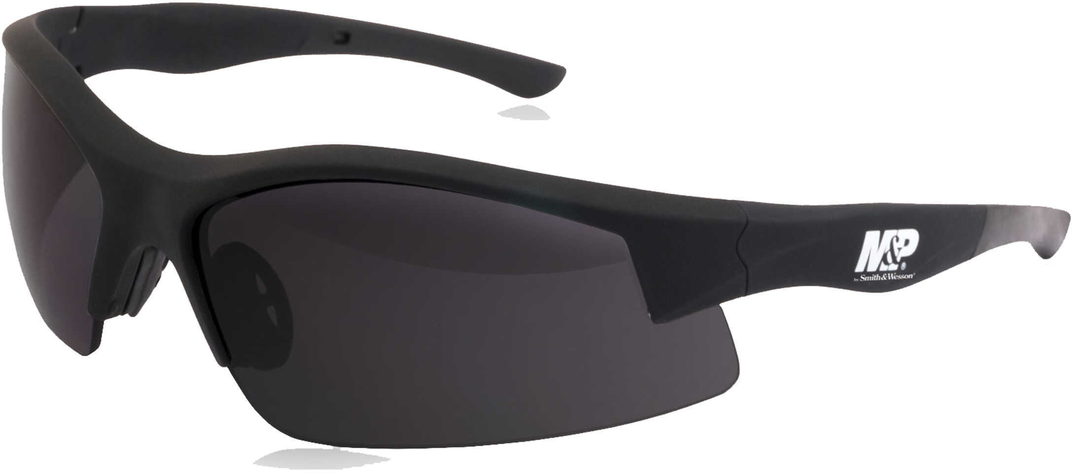 Smith & Wesson M&P Super Cobra Frame Shooting Glasses Black/Smoke-img-1