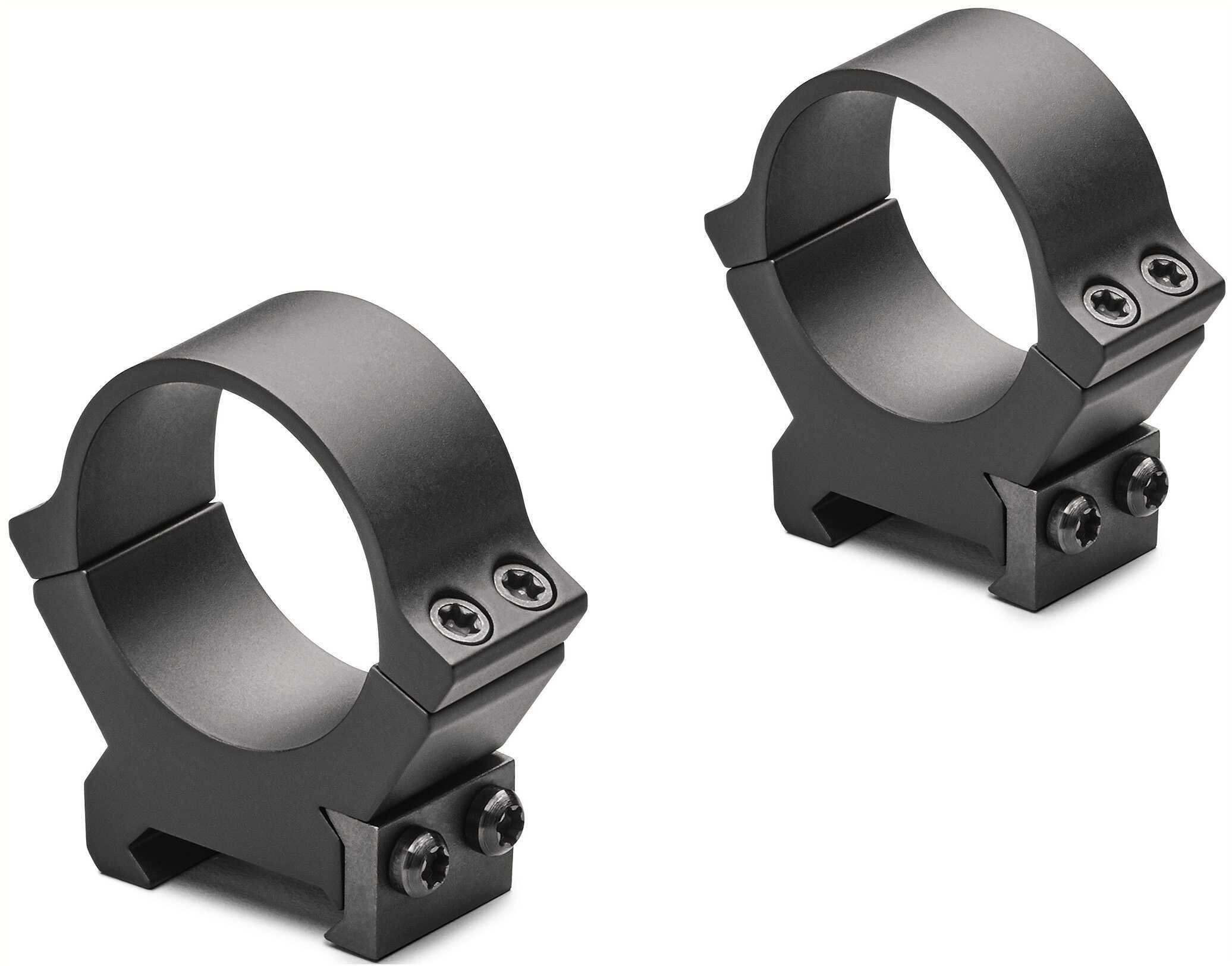 Leupold PRW2 Permanent Weaver-Style Rings 30mm Tube Diameter, Medium Height, Matte Black