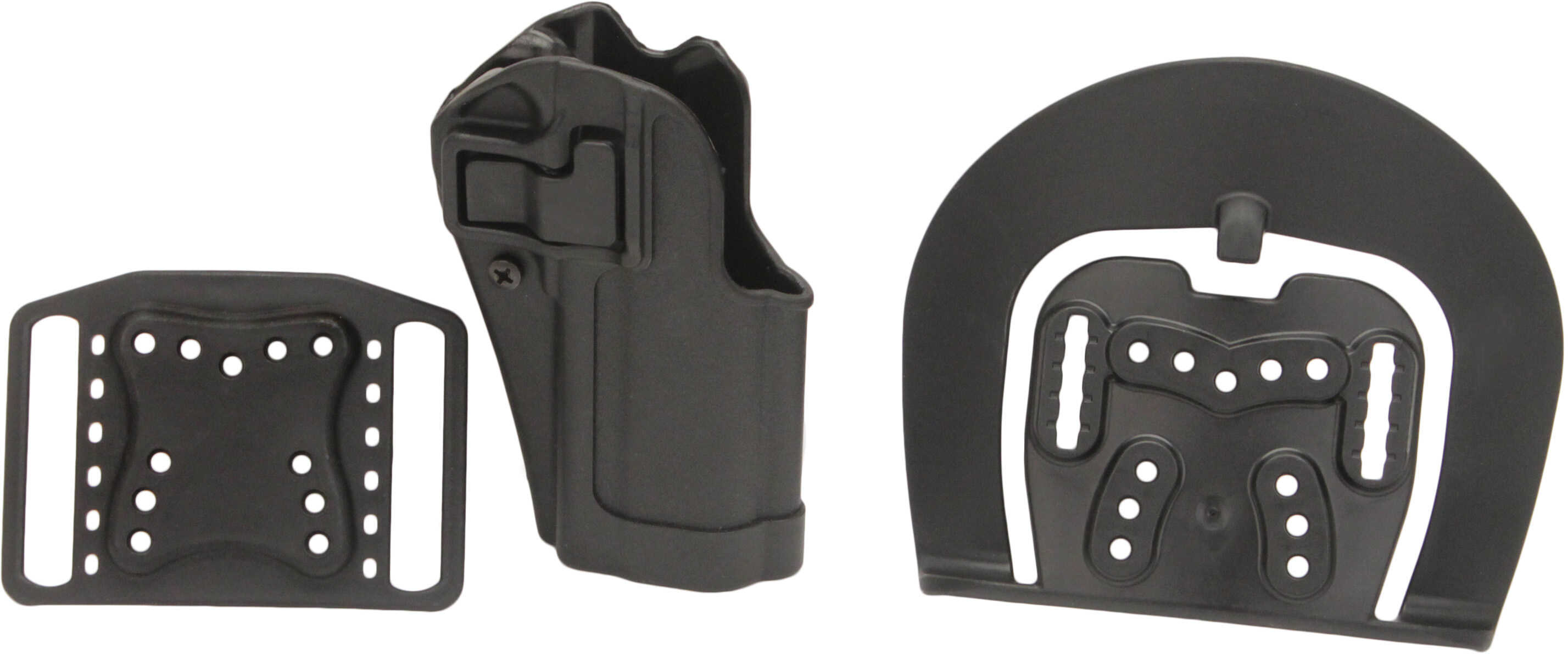 BlackHawk Products Group Serpa CF Belt & Paddle Holster Plain Matte Finish 1911 Commander Right Hand 410542BK-R