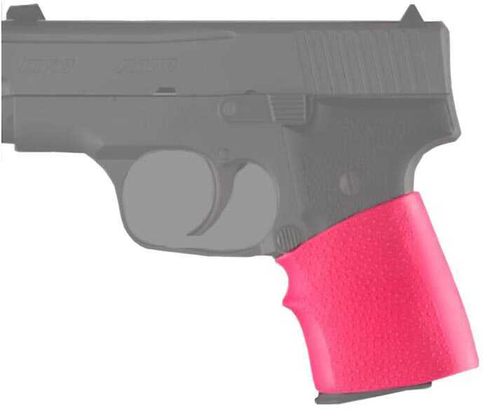Hogue Grips HandAll Universal Junior Fits Many Semi Auto Handguns Pink 18007