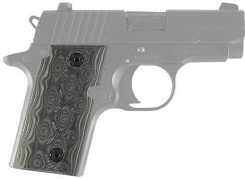 Hogue Sig P238 Grips G10 Gmascus Black/Gray 38167-BLKGRY