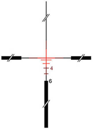 Trijicon 100550 ACOG 4x32 with RMR Type 2 32mm Obj 36.8 ft @ yds FOV Tube Black Dual Illuminated Crosshair 223 Ballistic Red