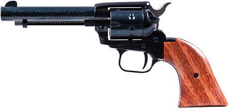 Heritage Rough Rider SA Army Revolver 22 Long Rifle / 22WMR Combo 4.75" Barrel Alloy Frame Finish Blue Cocobolo 9 Round