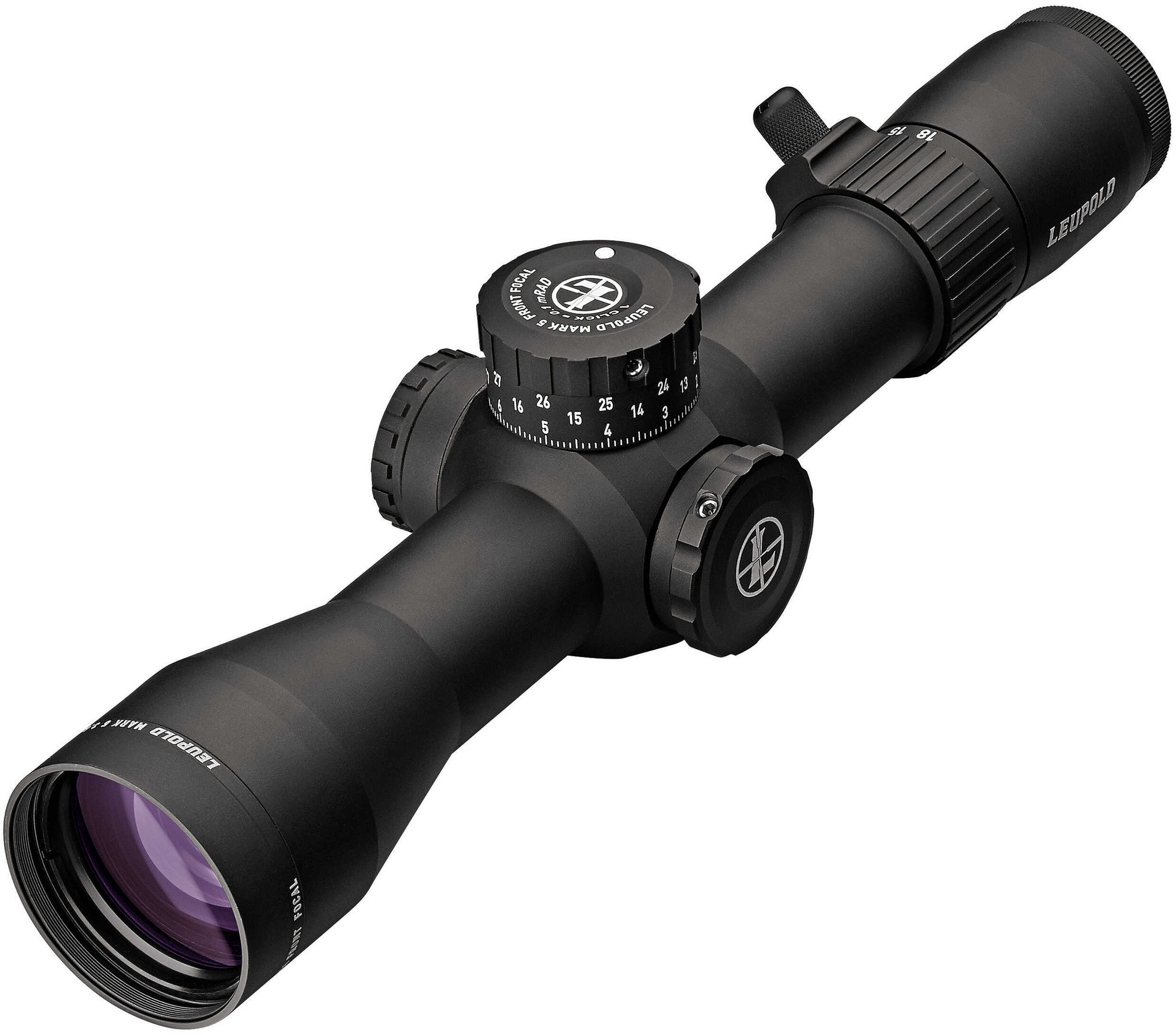 Leupold Mark 5 Rifle Scope 3.6-18X44 35mm Tremor 3 Matte M5C3 ZeroLock Elevation Adjustment Front Focal Plane 173299