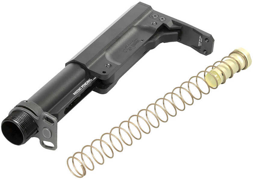 CMMG, Inc AR15, RipsStock Compact Stock Assembly, 5 Position, Black