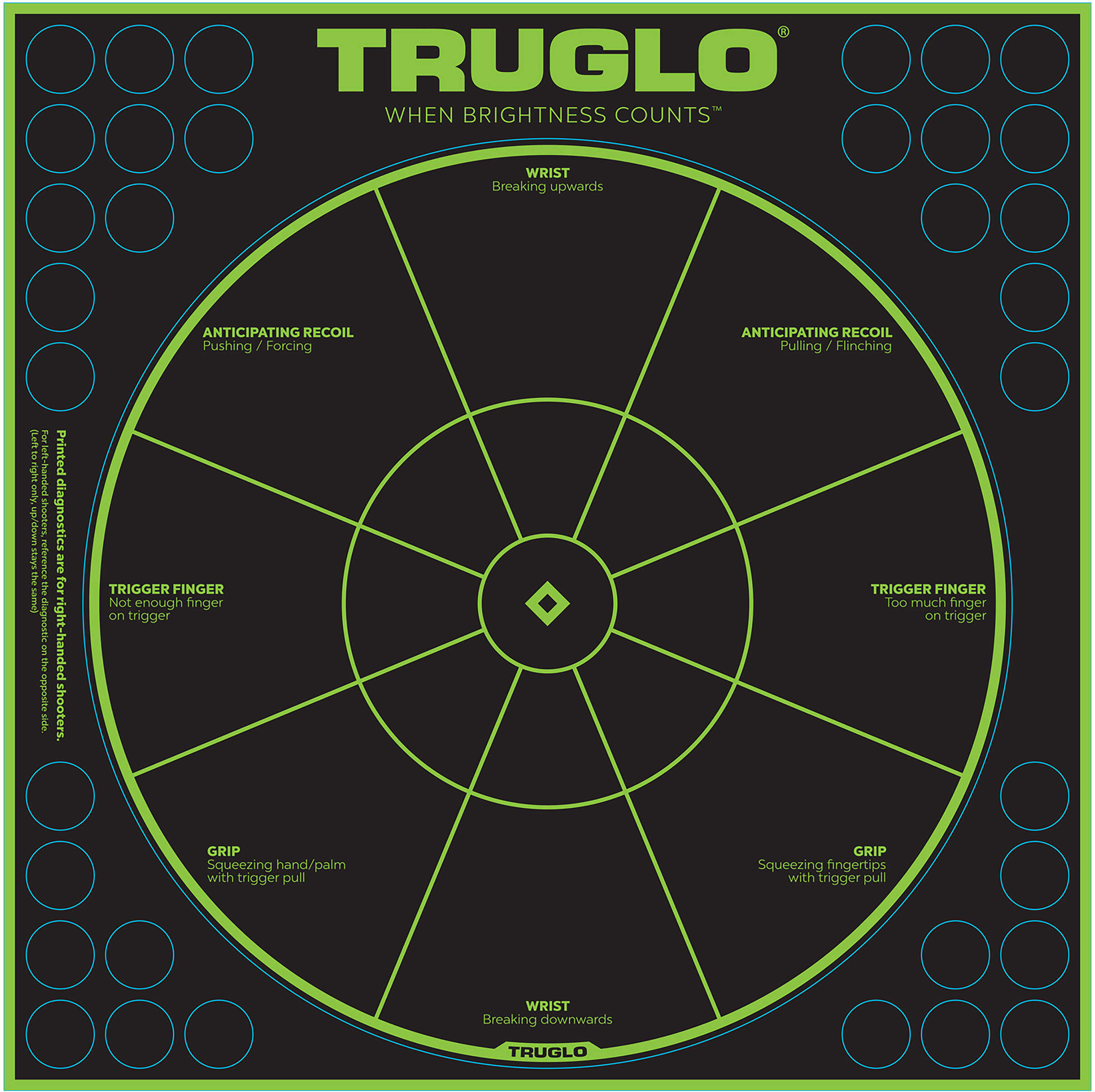 Tru See Reactive Target 12"x12", Package of 50 Md: TG15A50