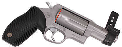 Taurus Judge 45 Colt / 410 Gauge 5 Round 3" Barrel Matte Stainless Steel Finish Black Rubber Grip Fiber Optic Front Sight