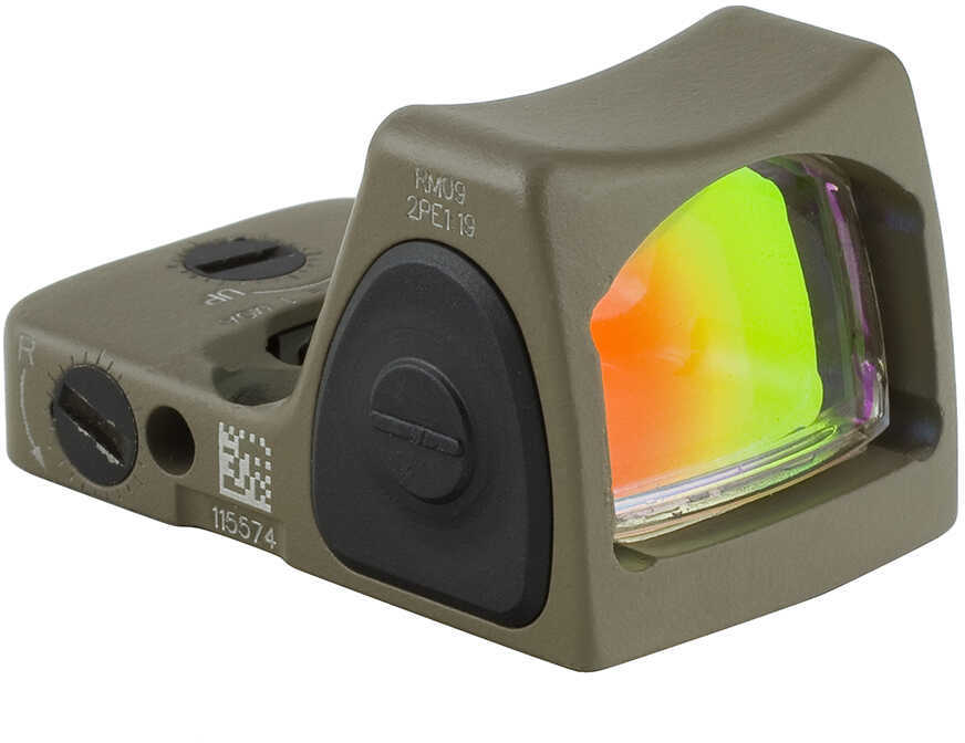 RMR Type 2 Adjustable LED Sight - 1.0 MOA Red Dot Reticle, Cerakote Flat Dark Earth Md: RM09-C-70074