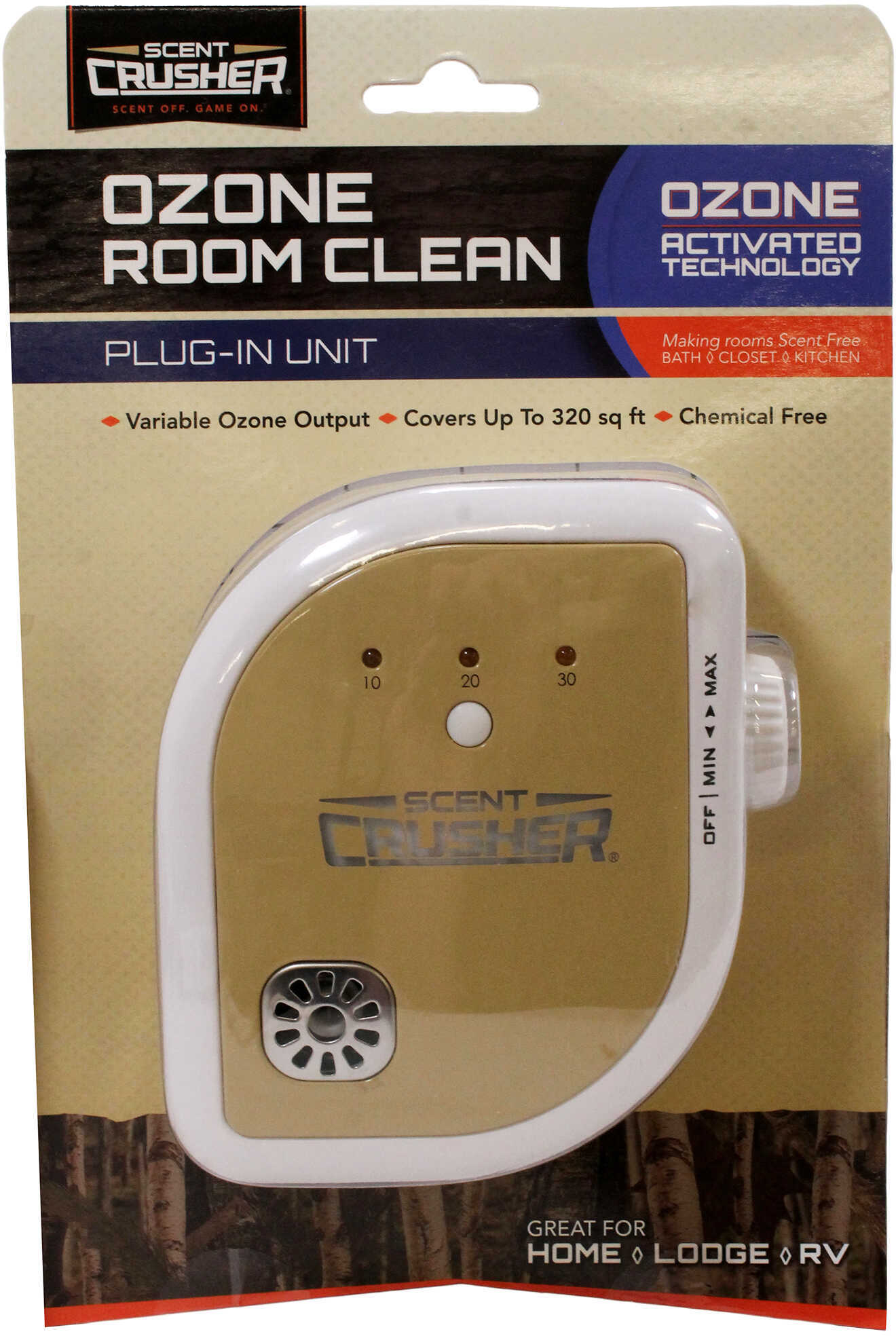 Scentcrusher Room Clean Ozone Plug-In Unit, Eliminates Odor, Kills Bacteria Md: 69713-RC