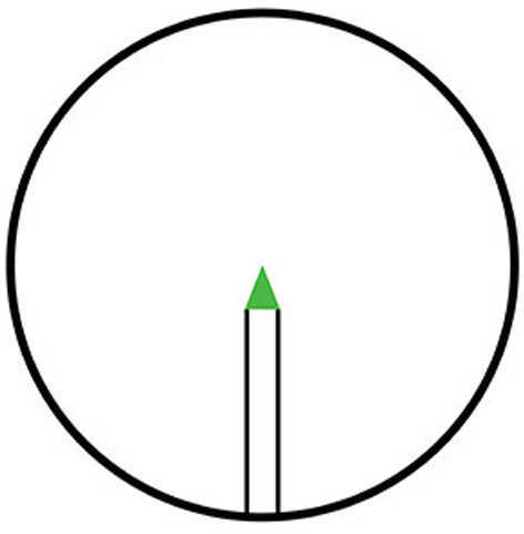 Trijicon Accupoint 1-6x24, BAC, Green Triangle Post Reticle, 30mm Md: TR25-C-200092