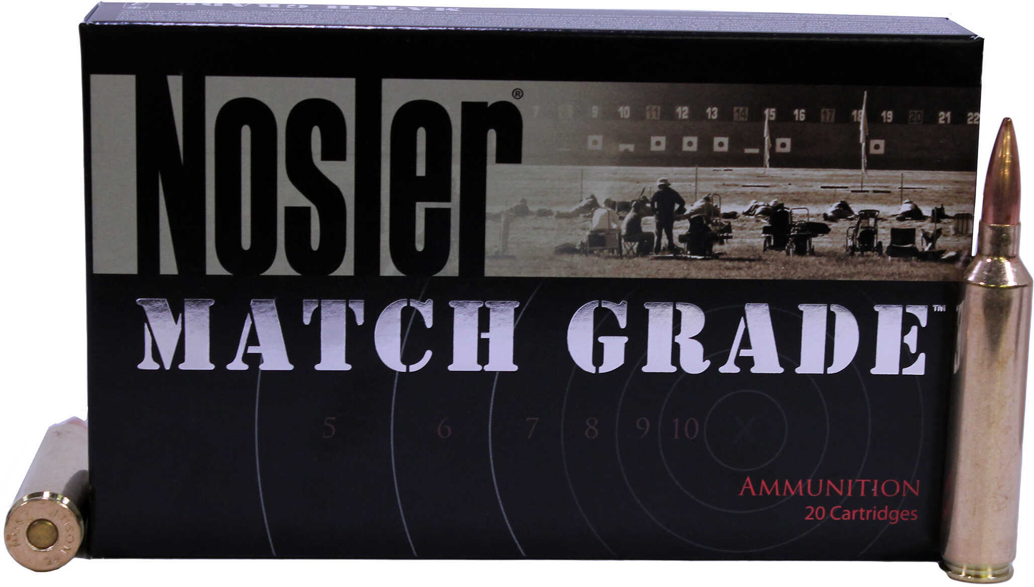 26 Nosler 20 Rounds Ammunition 140 Grain Hollow Point