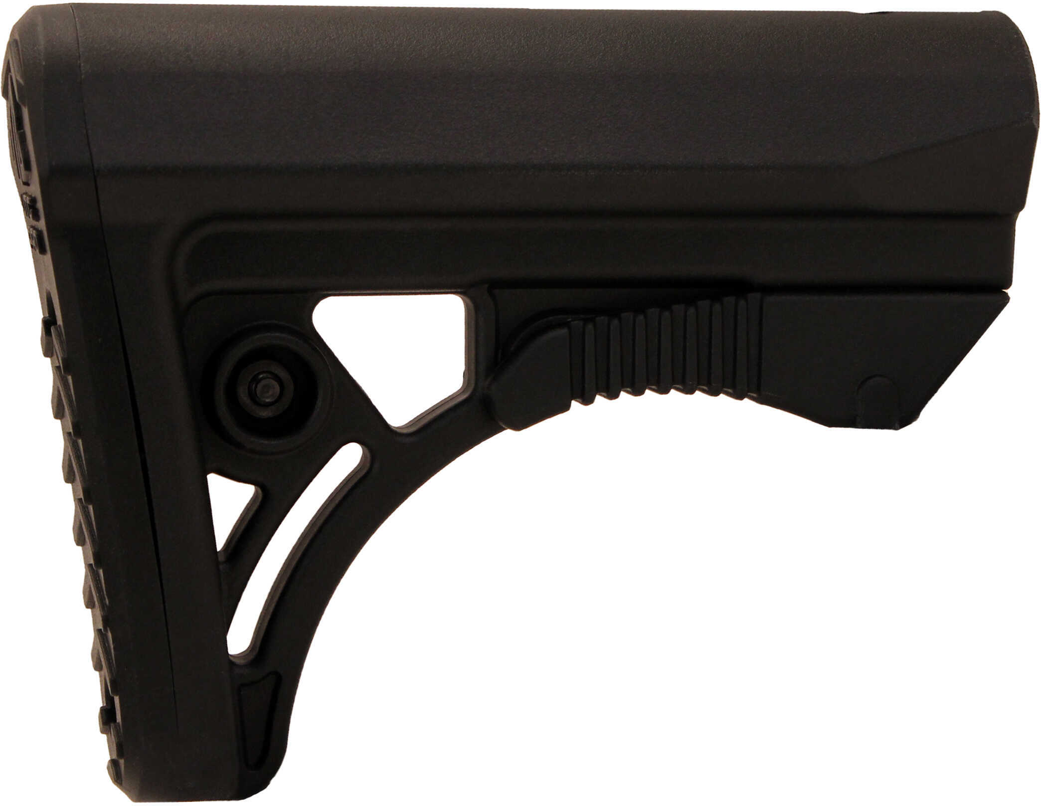 Leapers Inc. - UTG Model 4 Combat Ops S3 Stock Ambidextrous Sling Loop and Reversible QD Swivel Housing Polymer