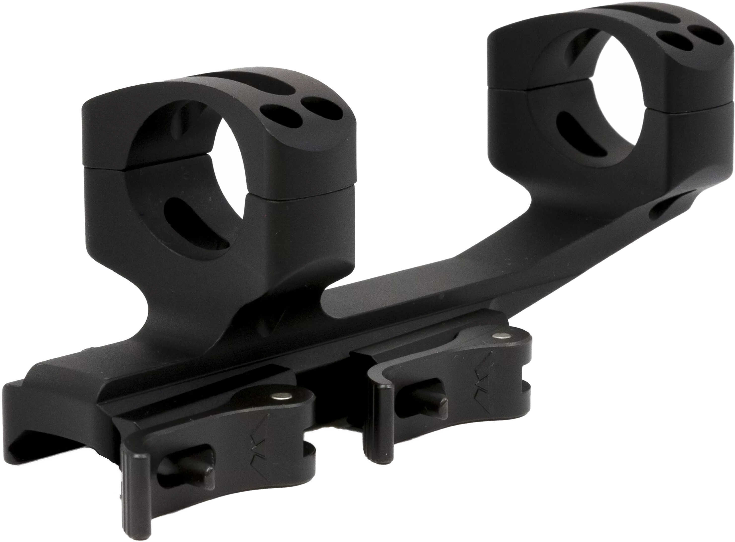 Warne Scope Mounts XSKEL One Piece Quick Detach AR-15 Skeletonized 1" Tube Matte Black