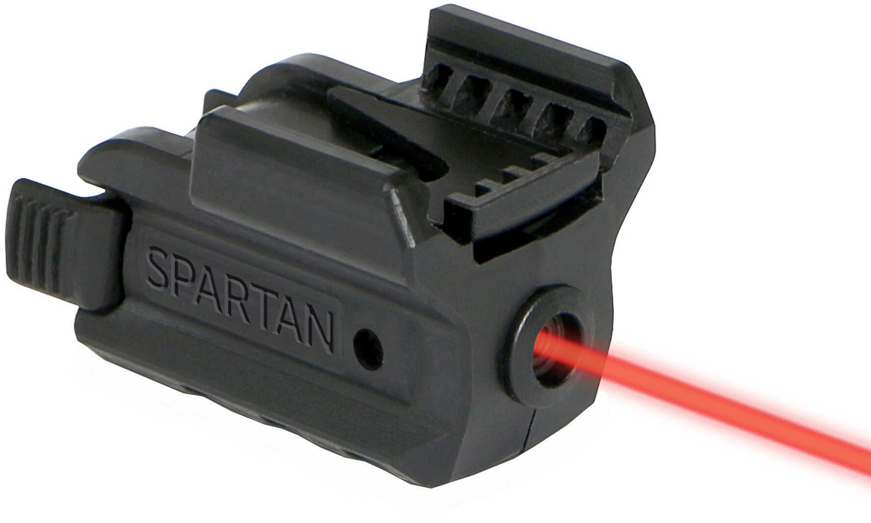LaserMax Spartan Red Fits Picatinny Black Finish Adjustable with Battery SPS-R