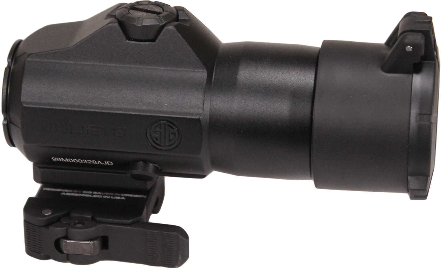 Juliet3 Magnifier, 3x24mm, Powercam QR Mount with Spacers, Black