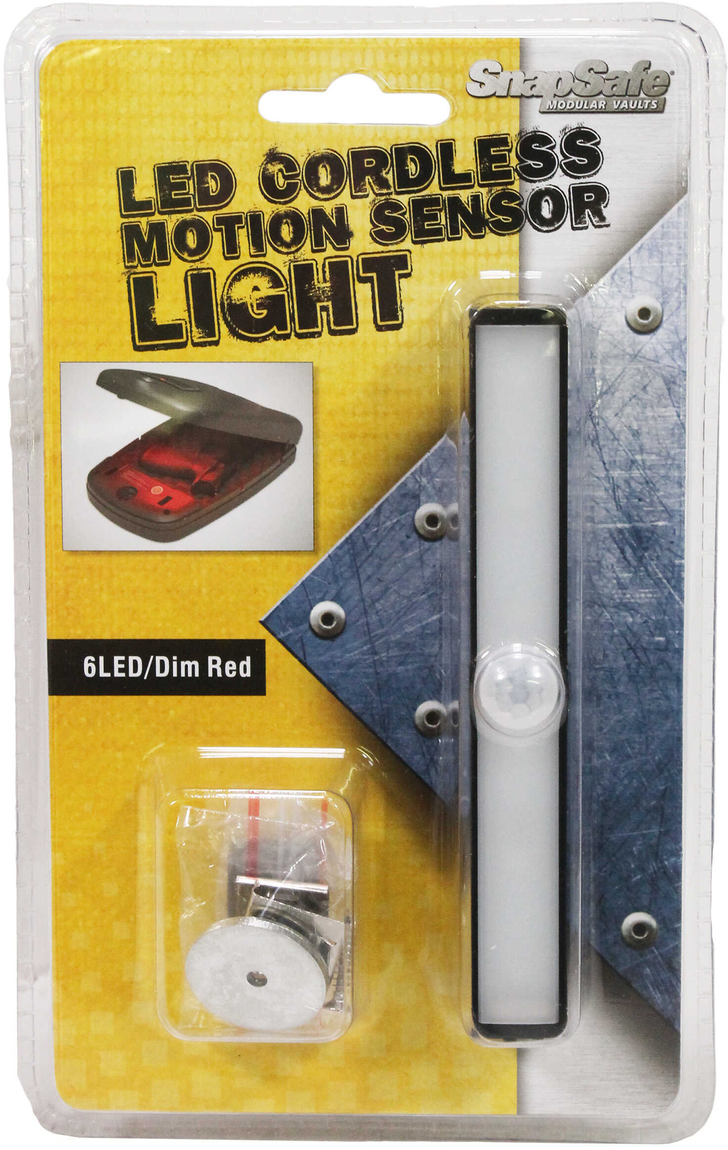 SnapSafe Cordless Automatic Safe Light 6LED, Red Md: 76000