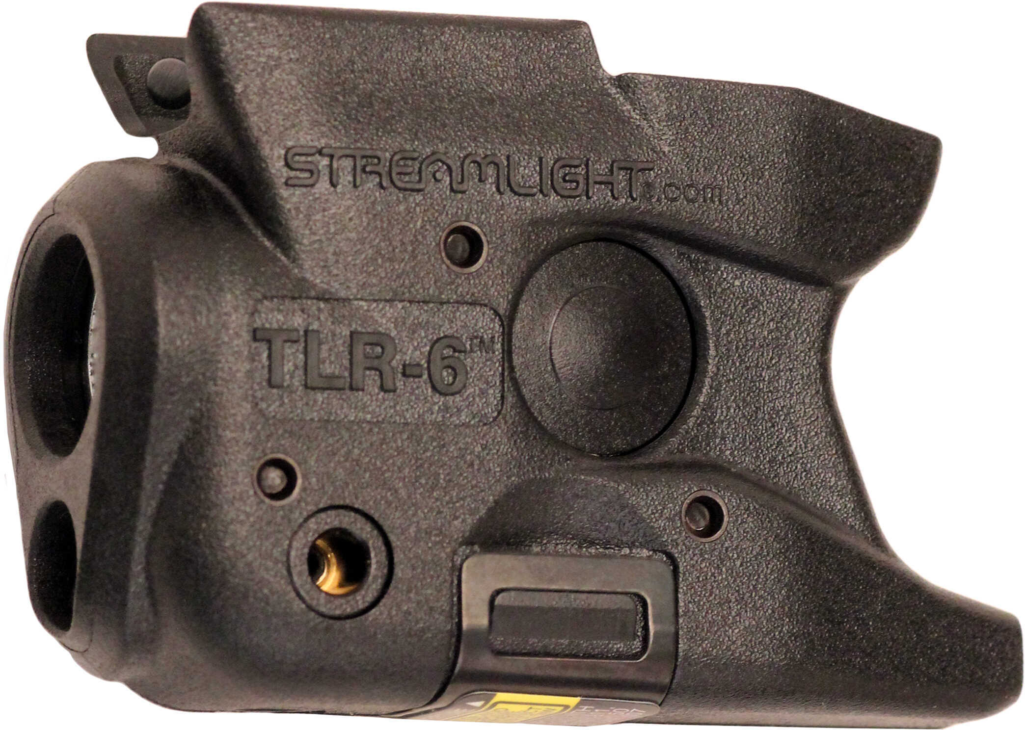 Streamlight TLR-6 Tac Light w/laser For S&W M&P Shield White LED and Red Laser Includes 2 CR 1/3N Lithium Batteries Blac