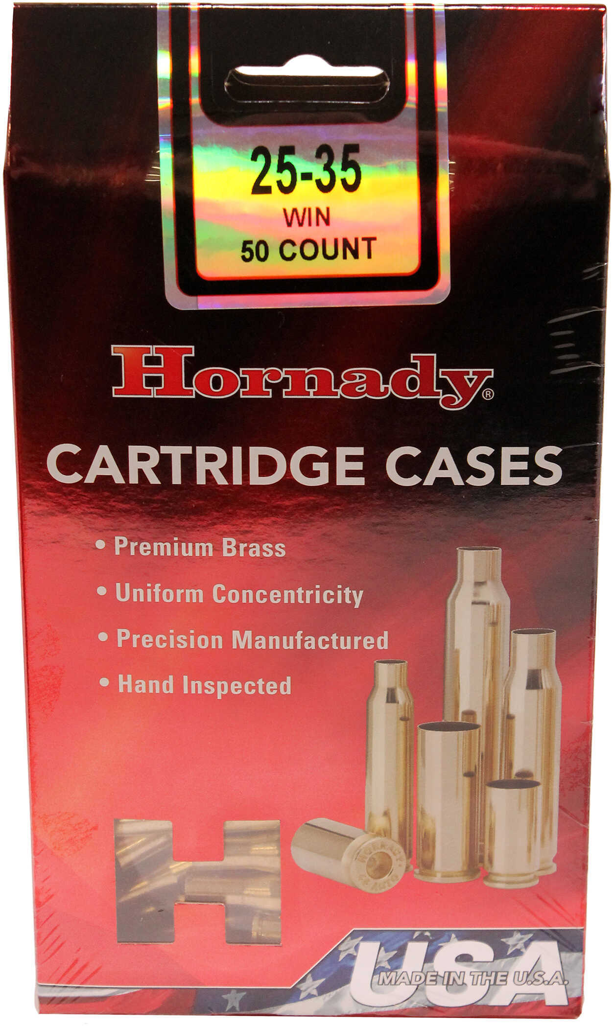 Hornady 25-35 WCF Reloading Brass, 50 Per Box Md: 86101