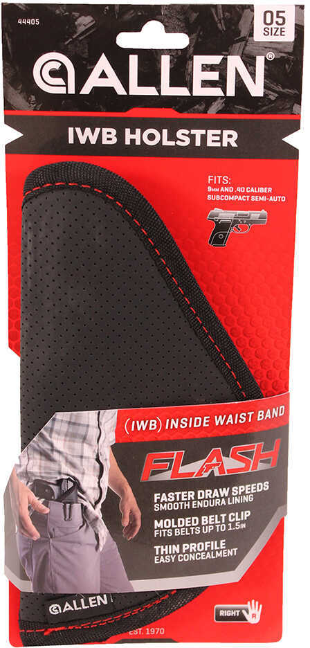 Allen Company Flash Inside The Belt Holster, Size 05 - Black