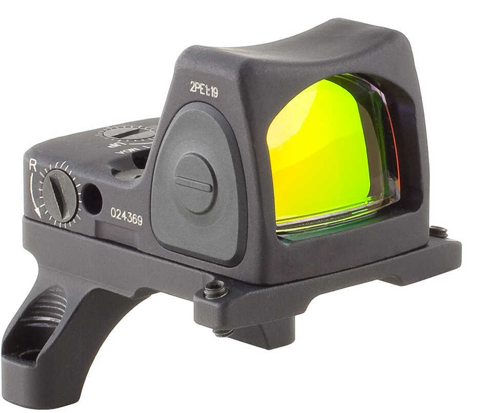 Trijicon RMR Type 2 Adjustable LED Sight - 6.5 MOA Red Dot Reticle with RM35 ACOG Mount, Black Md: RM07-C-700683