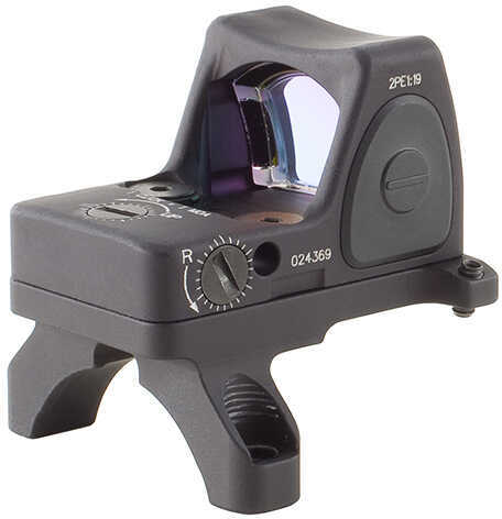 Trijicon RMR Type 2 Adjustable LED Sight - 6.5 MOA Red Dot Reticle with RM35 ACOG Mount, Black Md: RM07-C-700683