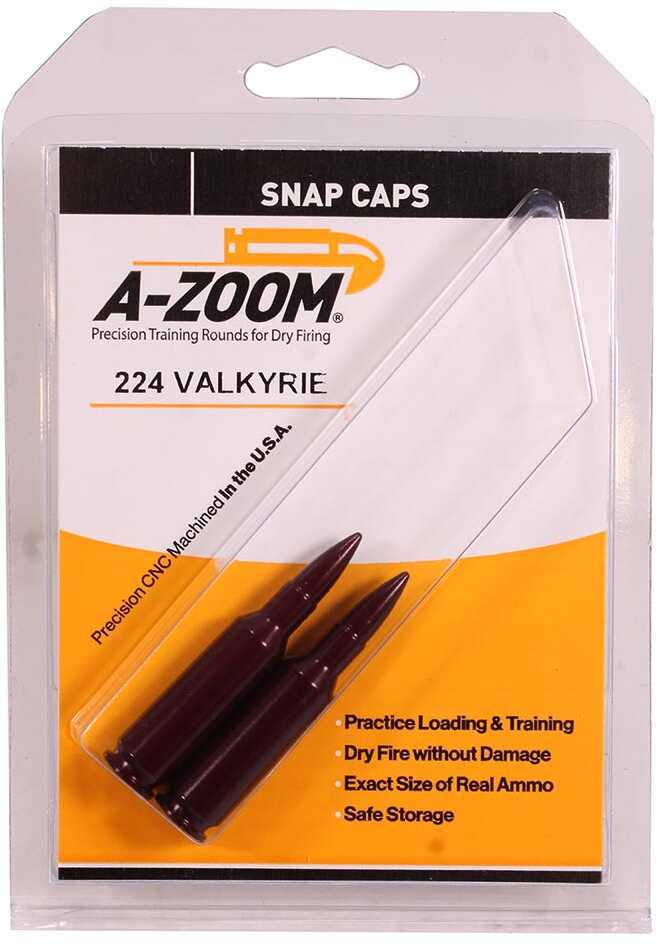 A-Zoom Rifle Metal Snap Caps .224 Valkryie, Package of 2